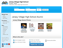 Tablet Screenshot of jerseyvillagehighschool.org